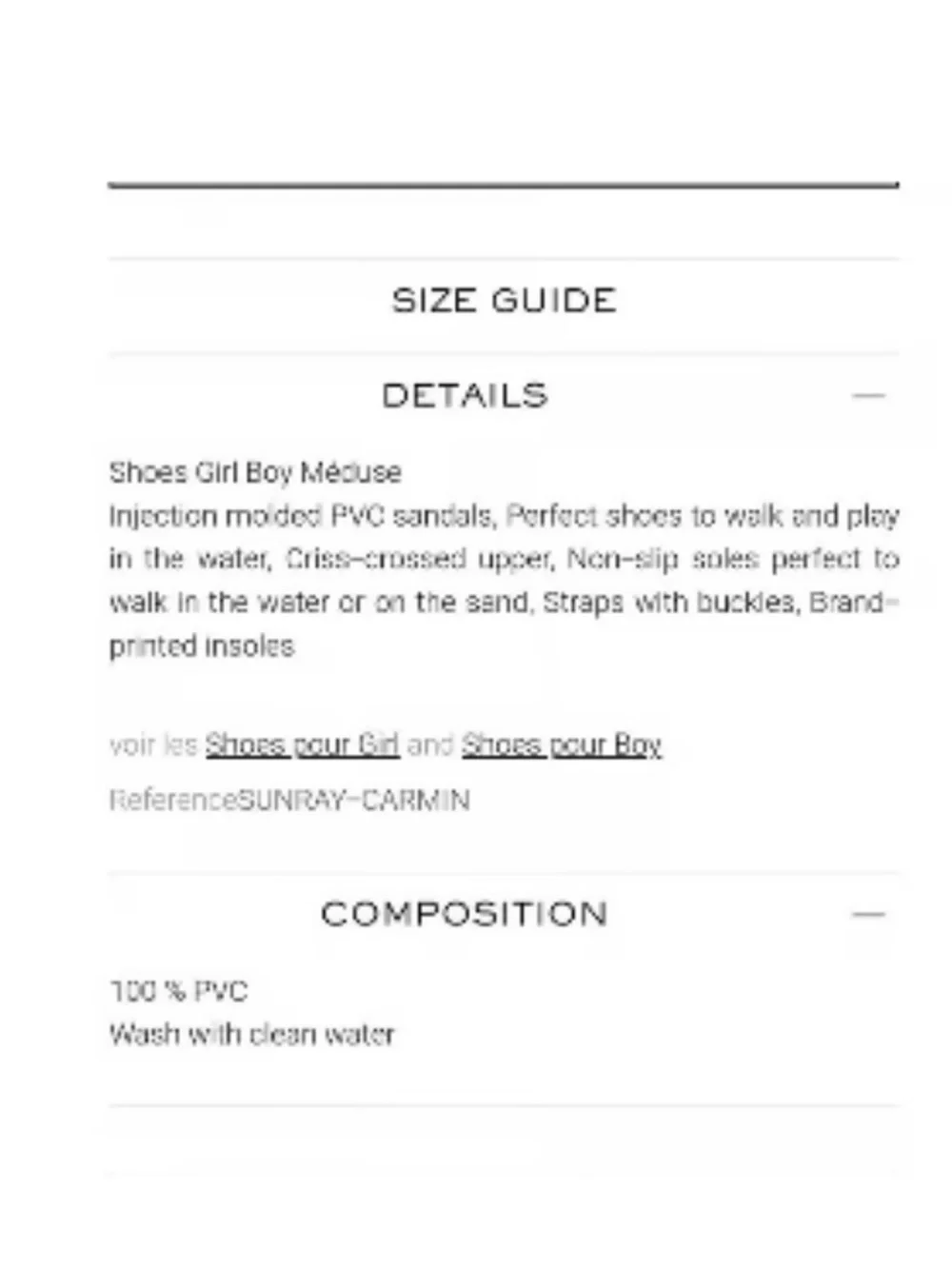 Meduse Toddler Sandals